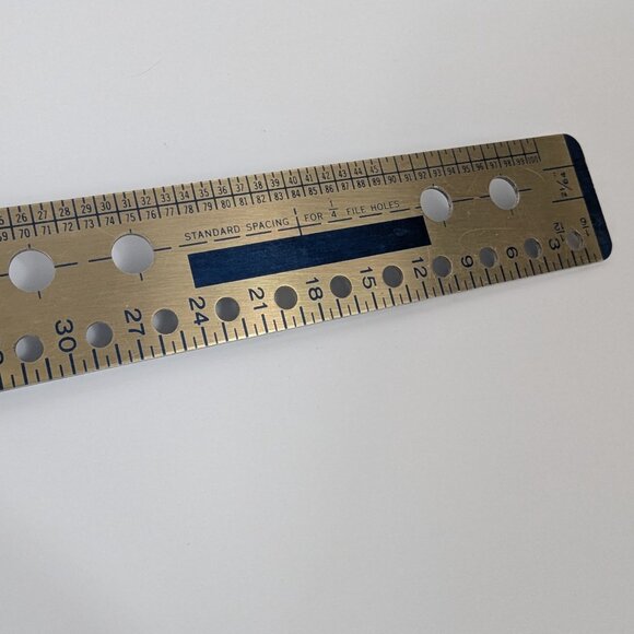 Vintage Business Forms & Forms Handling Equipment by Standard Register 16" Ruler - Picture 6 of 7